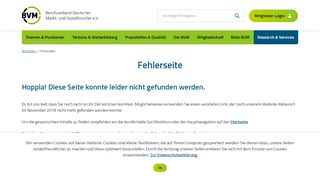 
                            11. Termine & Weiterbildung | Berufsverband Deutscher Markt- und ... - BVM