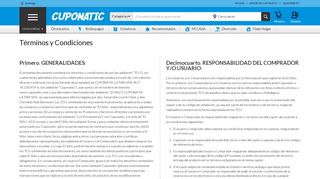 
                            6. Términos y condiciones | Cuponatic.com