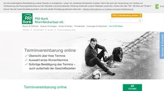 
                            13. Terminvereinbarung online - PSD Bank RheinNeckarSaar eG