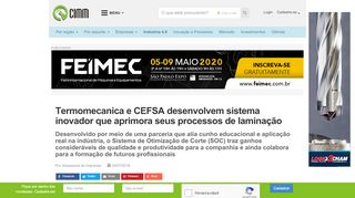 
                            7. Termomecanica e CEFSA desenvolvem sistema inovador que ... - CIMM