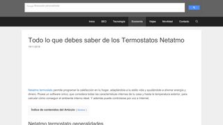 
                            7. Termostatos Netatmo - Javier Lorente