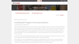 
                            9. Terms and Conditions | Fuel Rewards program