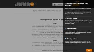 
                            8. Terms and Conditions of Iskon.Jumbo service - Tportal