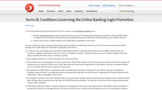 
                            7. Terms and Conditions - Online Banking Login Promotion - OCBC Bank