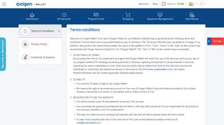 
                            9. Terms and Conditions - Oxigen Wallet, Oxigen Services India Pvt. Ltd ...
