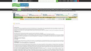 
                            10. Terms & Conditions - Moneycontrol