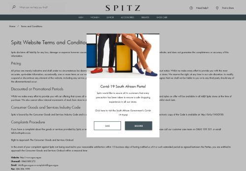 
                            5. Terms & Conditions Spitz