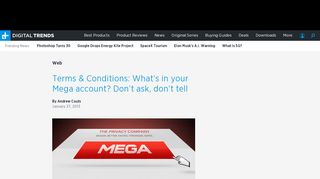 
                            13. Terms & Conditions: What's in your Mega account? Don't ask, don't ...
