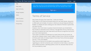 
                            4. Terms of Service - Club Cooee
