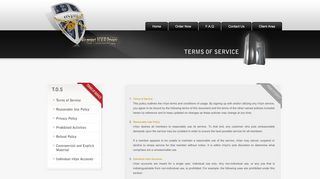 
                            3. Terms of Service - nVpn.net - 100% Safe | NO Log VPN | Anonymous ...