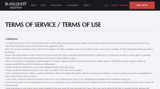 
                            5. Terms of Use - Black Desert Online