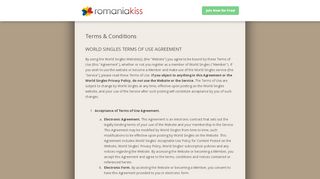 
                            6. Terms - RomaniaKiss.com