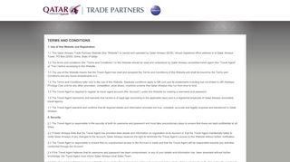 
                            3. TermsConds - Qatar Airways Trade Partners Website