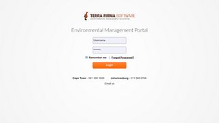 
                            9. Terra Firma Software - Login