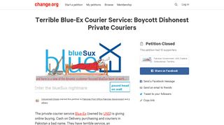 
                            9. Terrible Blue-Ex Courier Service: Boycott Dishonest ... - ...