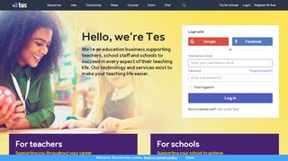 
                            7. Tes - Education Jobs, Teaching Resources, Magazine & Forums