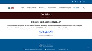 
                            6. Tes Minat – PMB UMSIDA