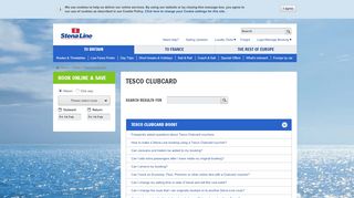 
                            12. Tesco Clubcard Boost | Stena Line