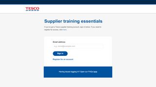 
                            8. Tesco Supplier Training Essentials