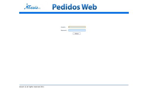 
                            10. Tesis - Pedidos Web - Login