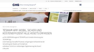 
                            3. TESMA® App: Mobil, sicher und kosteneffizient alle Assets erfassen