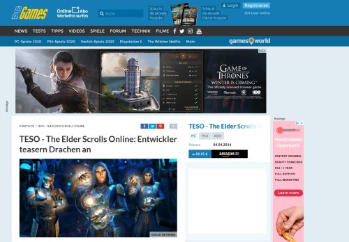 
                            9. TESO: Entwickler teasern Drachen an - PC Games