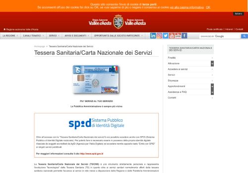 
                            7. Tessera Sanitaria/Carta Nazionale dei Servizi - Regione autonoma ...