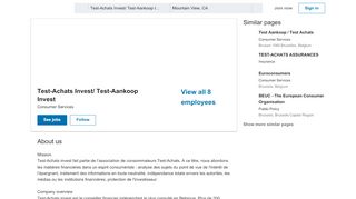 
                            9. Test-Achats Invest/ Test-Aankoop Invest | LinkedIn