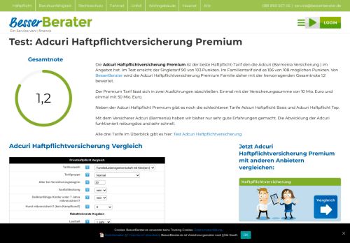 
                            10. Test: Adcuri Haftpflichtversicherung Premium