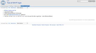 
                            12. Test af WAYF-login - LARM Wiki