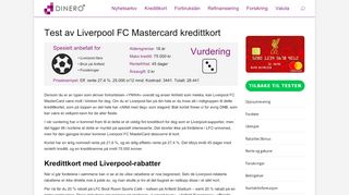 
                            5. Test av Liverpool FC MasterCard kredittkort • Dinero.no