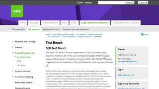 
                            12. Test Bench | SEB