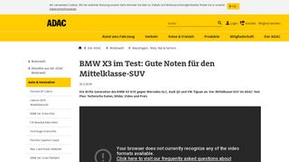 
                            9. Test BMW X3: Edel und komfortabel | ADAC Motorwelt