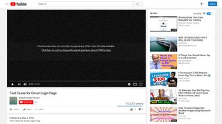 
                            6. Test Cases for Gmail Login Page - YouTube