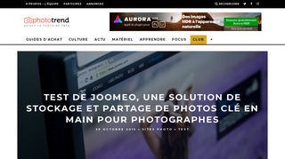 
                            6. Test de Joomeo, une solution de stockage et partage de photos clé en ...