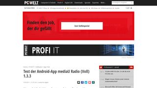 
                            7. Test der Android-App mediaU Radio (Voll) 1.3.3 - PC-WELT