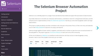 
                            8. Test Design Considerations — Selenium Documentation