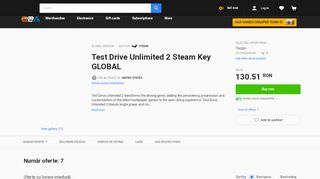 
                            12. Test Drive Unlimited 2 Steam Key GLOBAL - G2A.COM