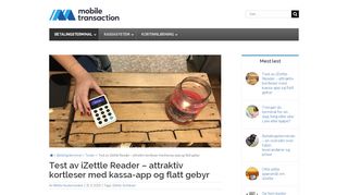 
                            8. Test: iZettle Reader, attraktiv kortleser med kassa-app og flatt gebyr