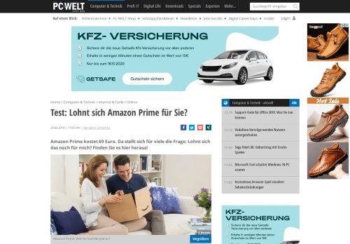 
                            12. Test: Lohnt sich Amazon Prime für Sie? - PC-WELT