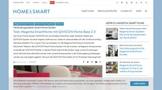 
                            5. Test: Magenta SmartHome mit QIVICON Home Base 2.0