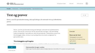 
                            3. Test og prøver - Undervisningsministeriet