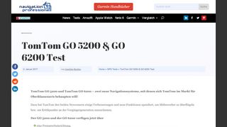 
                            12. TEST | TomTom GO 5200 GO 6200 | EMPFEHLENSWERT | TEST