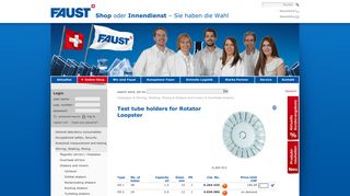 
                            11. Test tube holders for Rotator Loopster - Faust Laborbedarf AG ...