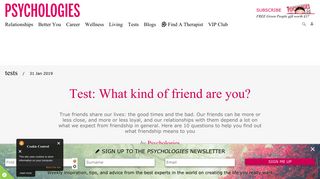 
                            5. Test: What kind of friend are you? | Psychologies