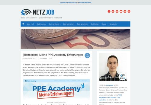 
                            3. [Testbericht] Meine PPE Academy Erfahrungen | Netzjob