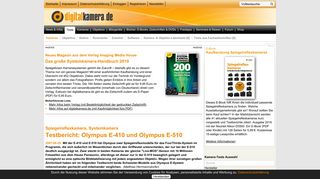 
                            12. Testbericht: Olympus E-410 und Olympus E-510 - Digitalkamera.de