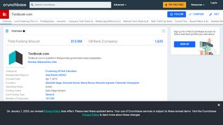 
                            11. Testbook.com | Crunchbase