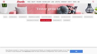 
                            3. Tester gesucht | freundin.de