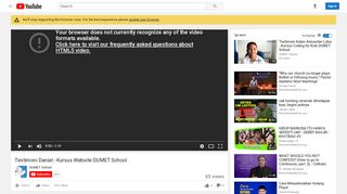 
                            9. Testimoni Daniel - Kursus Website DUMET School - YouTube